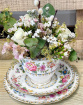 Fresh Flowers | Vintage Tea Cup Arrangement