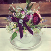 Fresh Flowers | Vintage Tea Cup Arrangement