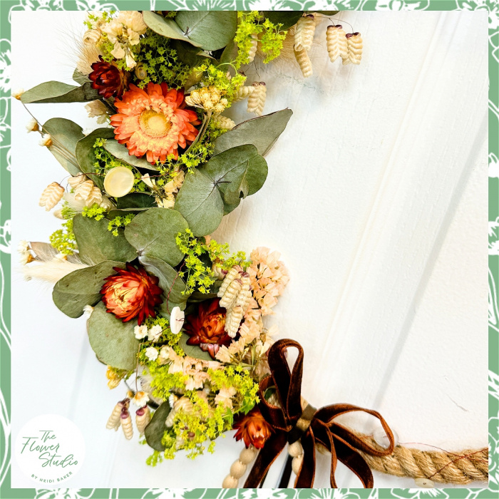 Autumn | Workshops | Autumn Dried Flower Wreath 30th September