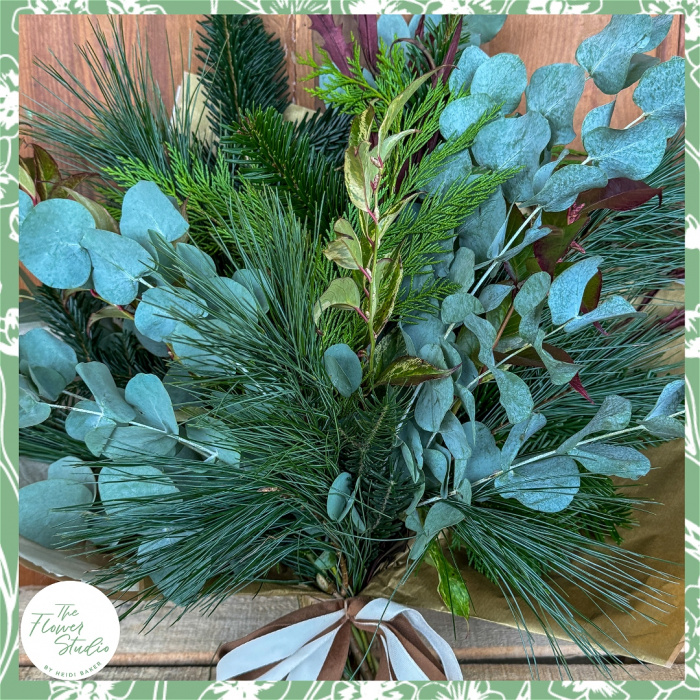 Christmas | Fresh Flowers | Seasonal Foliage Bunch