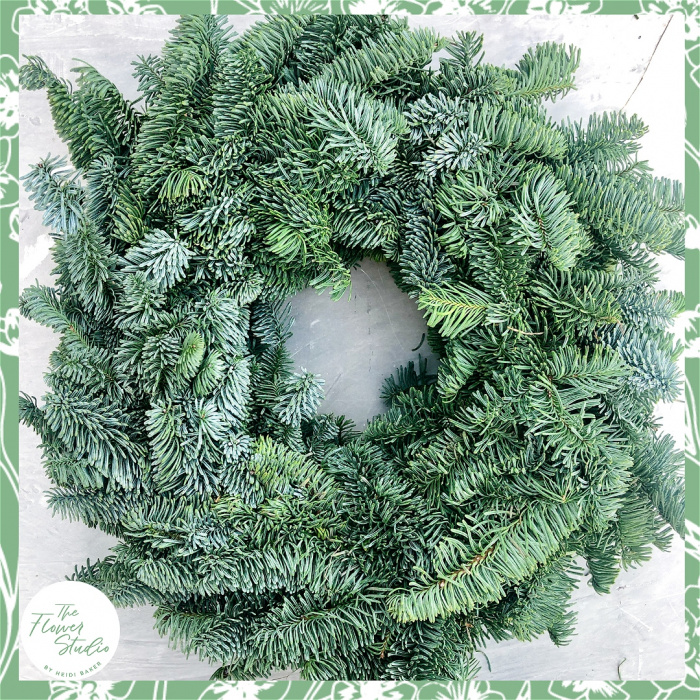 Christmas - PRE-ORDER | Wreaths | Fresh Noble Fir Wreath Base