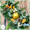 Christmas | Fresh Flowers | Contemporary Christmas Centrepiece