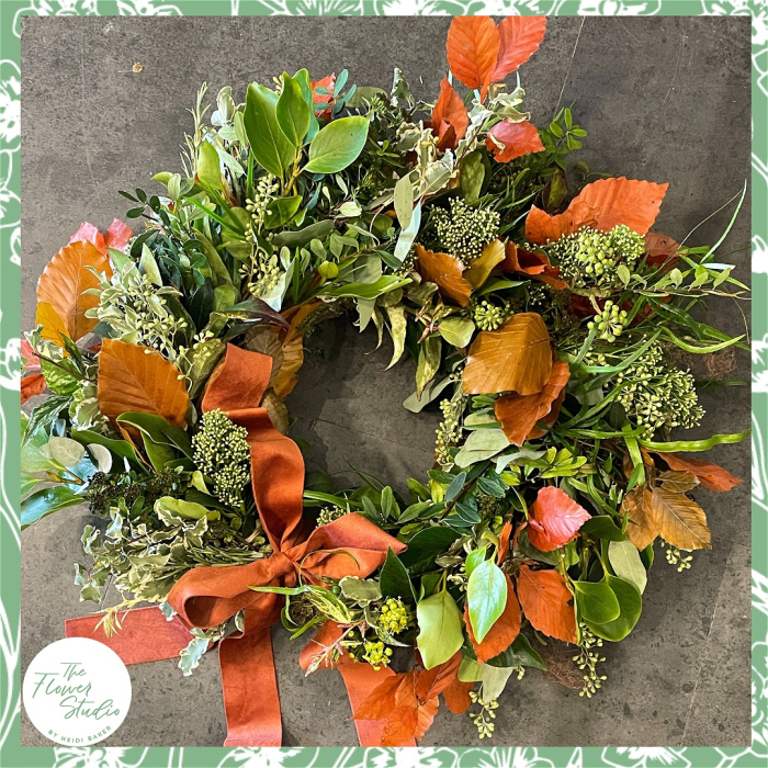 Funerals | Seasonal Foliage Wreath