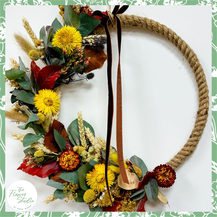 Autumn | Dried Flowers | Wreaths | Autumn Dried Flower Wreath