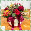 Christmas | Fresh Flowers | Floral Christmas Hatbox