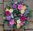 Sympathy | Mixed Pastel Wreath