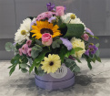 Arrangements | A Colourful Summer Hatbox
