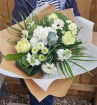 Handtied Bouquets | Wonderful In White Hand-tied Bouquet