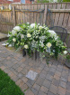 Funeral Tributes | White Casket Spray
