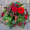 Christmas | Sympathy | Traditional Red Grave Posy