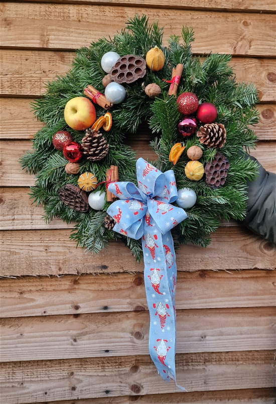 Christmas | Gonk Ribbon Door Wreath