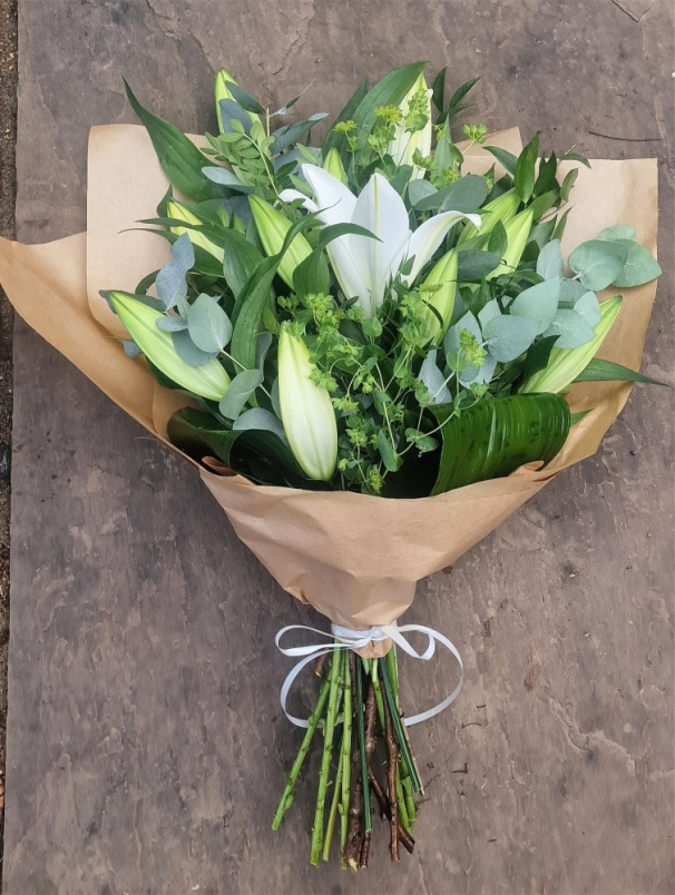 Sympathy | Lily Handtied Sheaf