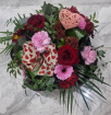 Arrangements | Valentines Day | Mixed Pink & Red Hatbox