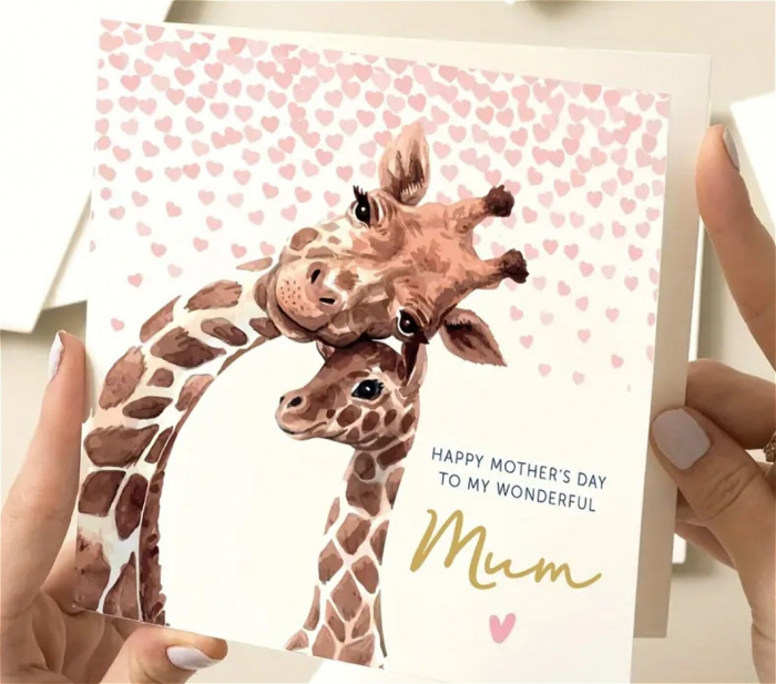 Gift Shop | Upsell gifts | Giraffe Mothers Day Card