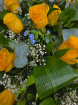 Sympathy | Yellow Rose Casket Spray