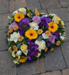 Funeral Tributes | Purple & Yellow Heart