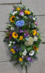 Funeral Tributes | Mixed Colour Casket Spray