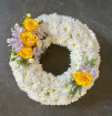 Funerals and Memorial | Based Open wreath