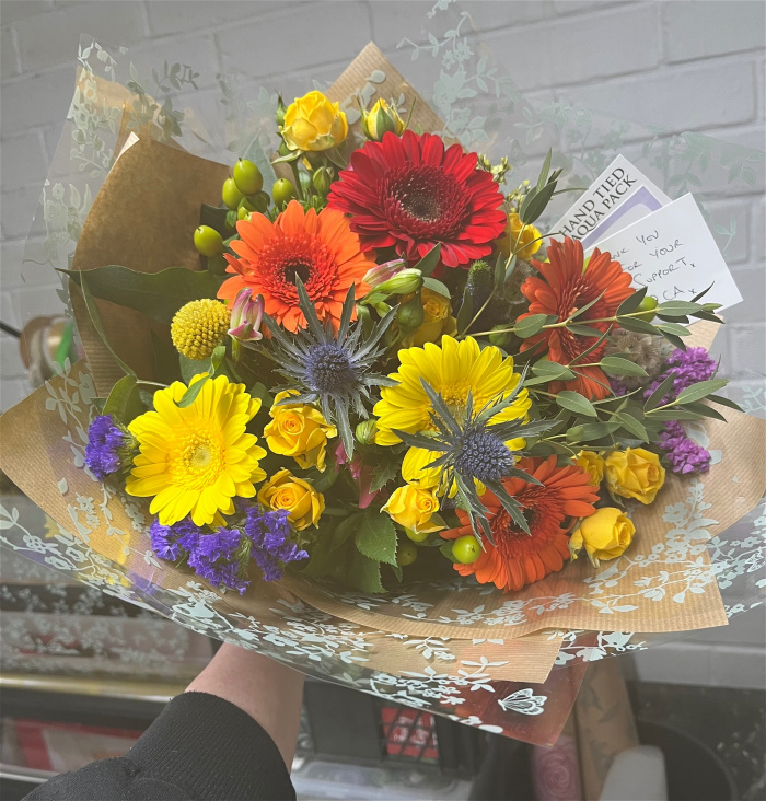 Postal Flowers | Brights Bouquet(Posted)