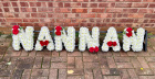 Funerals and Memorial | Flower Letter Tribute