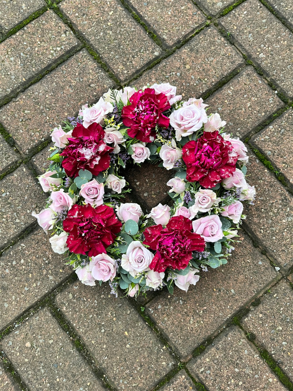 Funerals and Memorial | Mixed flower wreath