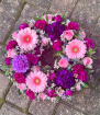 Funerals and Memorial | Mixed flower wreath