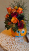 Arrangements | Gallery | Posted items | Halloween pumpkin arrengement