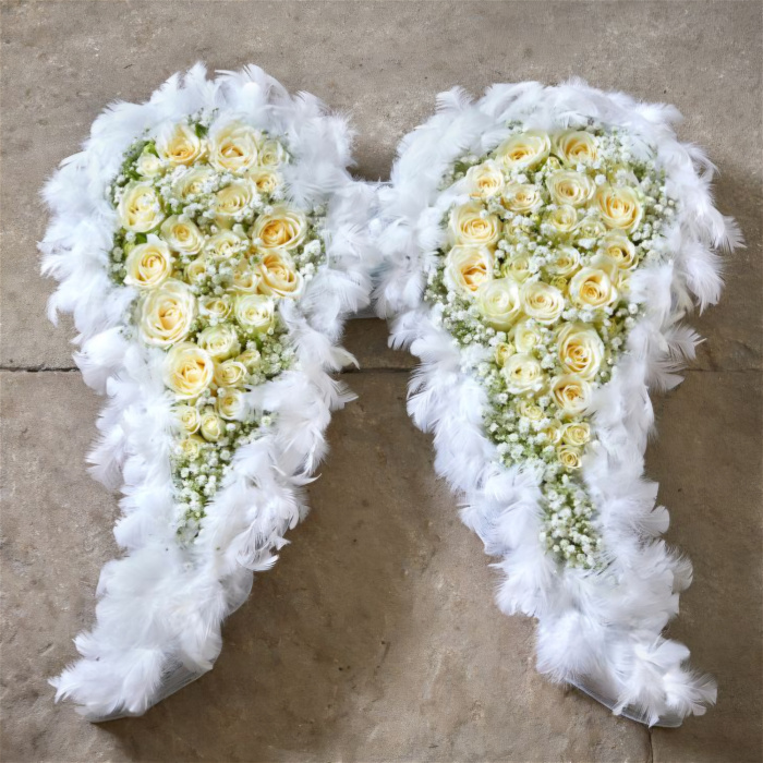 funeral tribute | Special Bespoke Tributes | Angel wings