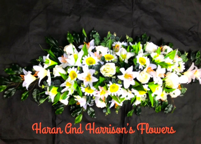 Funeral Flowers Artificial | Funeral Flowers Coffin Spray Artificial Flowers