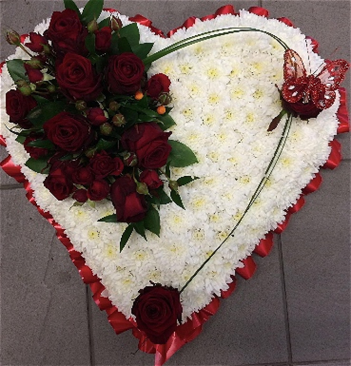 Funeral Arrangements | Funeral Flowers | Heart Tribute