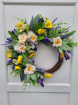 Door Wreaths | Spring Door Wreaths | Summer Door Wreaths | Purple and Yellow door wreath