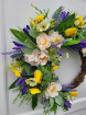 Door Wreaths | Spring Door Wreaths | Summer Door Wreaths | Purple and Yellow door wreath