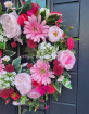 Spring Door Wreaths | Summer Door Wreaths | Raspberry Ripple door wreath