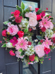 Spring Door Wreaths | Summer Door Wreaths | Raspberry Ripple door wreath