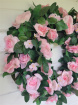 Spring Door Wreaths | Summer Door Wreaths | Pink Rose Floral Wreath