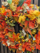 Autumn / Winter Door Wreaths | Upsell gifts | Autumn leaf door wreath