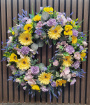 Door Wreaths | Spring Door Wreaths | Summer Door Wreaths | Yellow Daisy Door Wreath