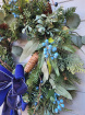 Christmas Door Wreaths | Upsell gifts | Winter Christmas Door Wreaths | Blue christmas Berry wreath