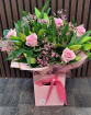 Fresh Flowers | Mother's Day | Pink rose and white lily Bouquet