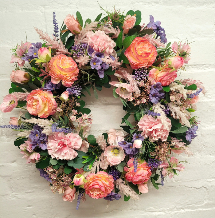 Door Wreaths | Spring / Summer Door Wreaths | Summer sunset wreath