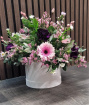 Fresh Flowers | Floral Hat Box Arrangement
