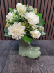 Fresh Flowers | Silk flowers for Vases | Spring Door Wreaths | Summer Door Wreaths | White artificial flower wellie planter