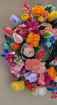 Door Wreaths | Spring Door Wreaths | Summer Door Wreaths | Garden Meadow door wreath