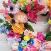 Door Wreaths | Spring / Summer Door Wreaths | Garden Meadow door wreath