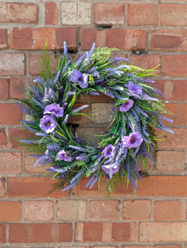 Door Wreaths | Lavender fields door wreath