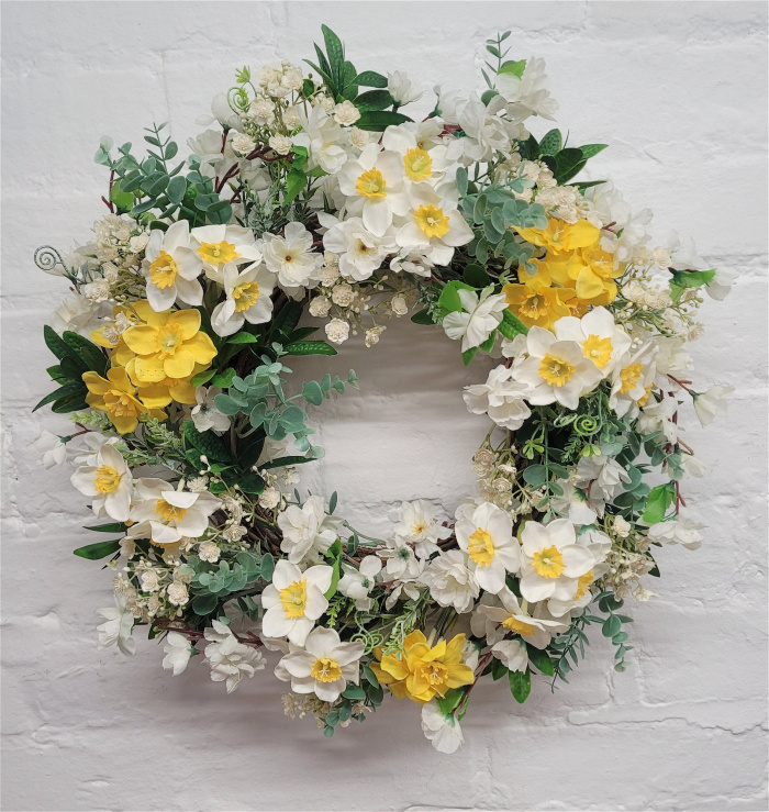 Door Wreaths | Spring / Summer Door Wreaths | Narcissus Spring Elegance Wreath