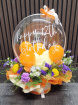 Balloon & Flower Hatbox | Fresh Flowers | Upsell gifts | Surprise Hatbox Delight