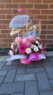 Balloon & Flower Hatbox | Fresh Flowers | Upsell gifts | Surprise Hatbox Delight