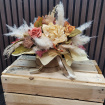 Autumn Door Wreaths | Hat Boxes | Boho blush artifical flower hatbox