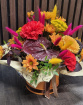 Fresh Flowers | Hat Boxes | Autumn Haze fresh flower hatbox